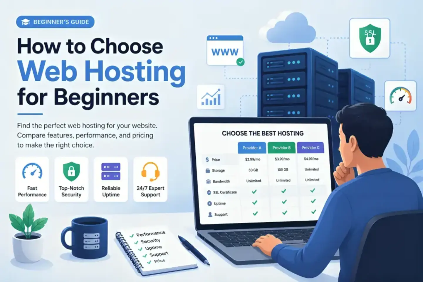 How to Choose Web Hosting in 2026 (Beginner’s Guide)