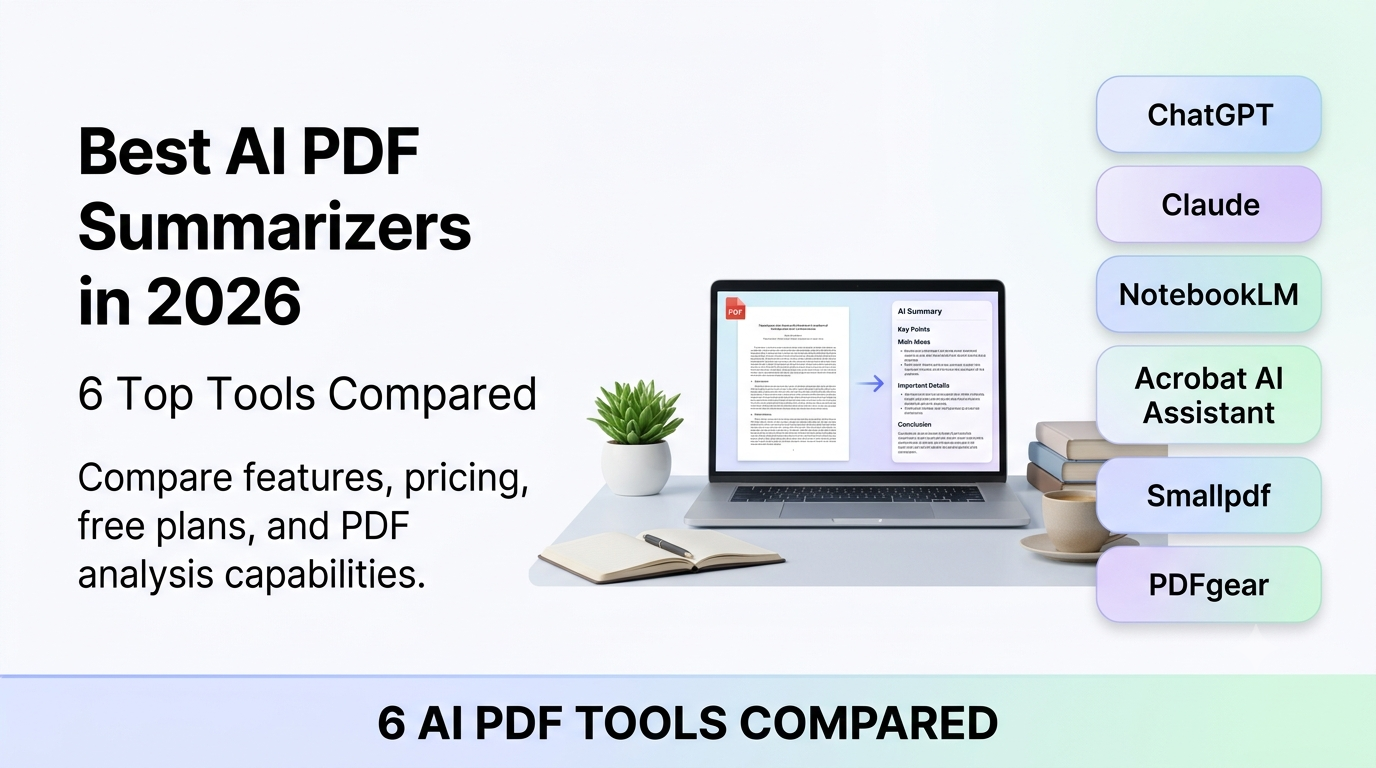 Best AI PDF Summarizers in 2026: 6 Top Tools Compared
