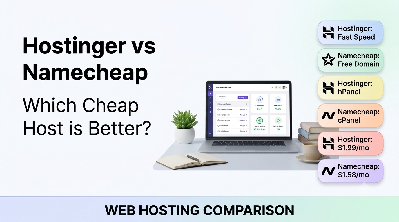 Hostinger vs Namecheap: Which Cheap Host is Better?