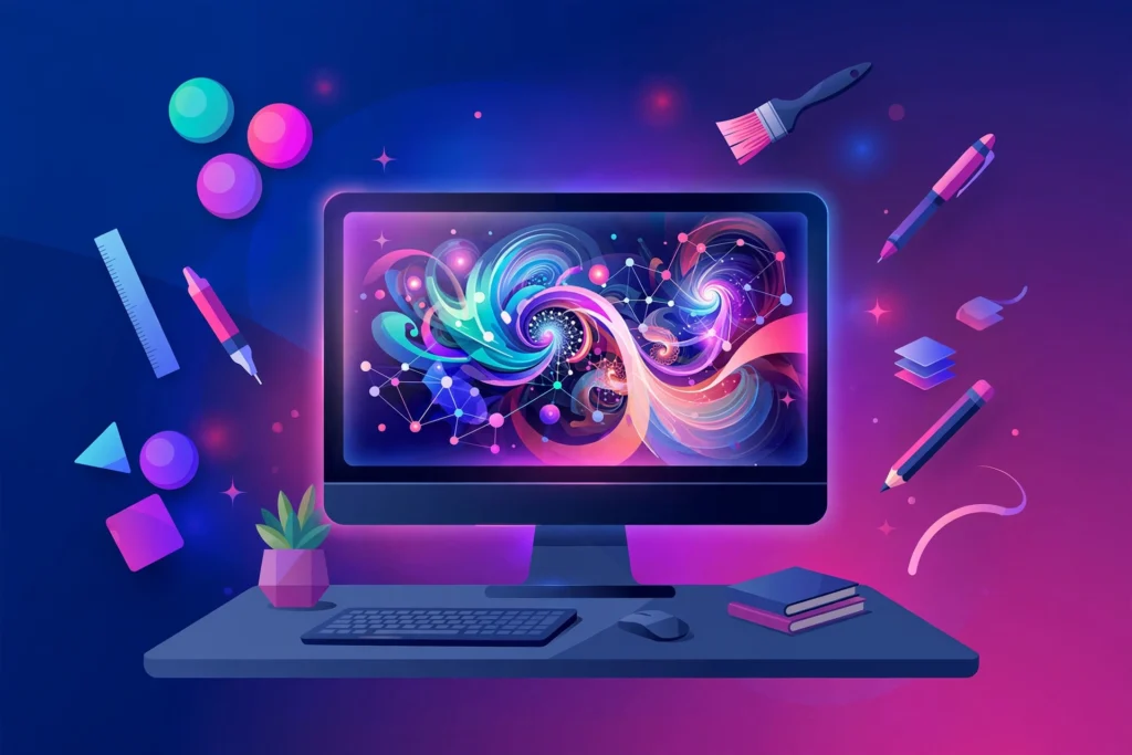 Microsoft Copilot Designer illustration — AI design generation