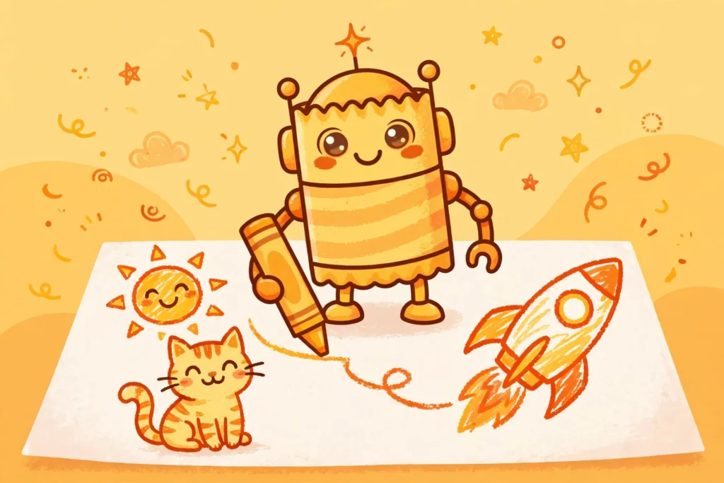 Craiyon illustration — simple fun AI image generator