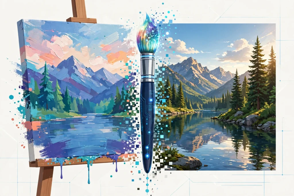 Raphael AI illustration — free photorealistic AI image generation