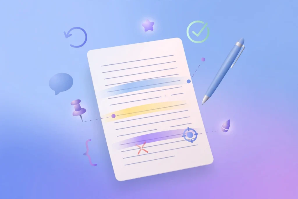 Claude AI essay feedback illustration