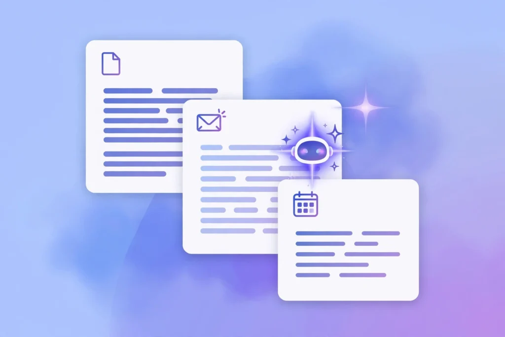 Google Gemini AI workspace assistant illustration