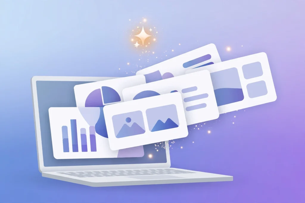 Gamma AI presentation maker illustration